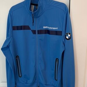 BMW Motorsport Blue and Black Performance Jacket